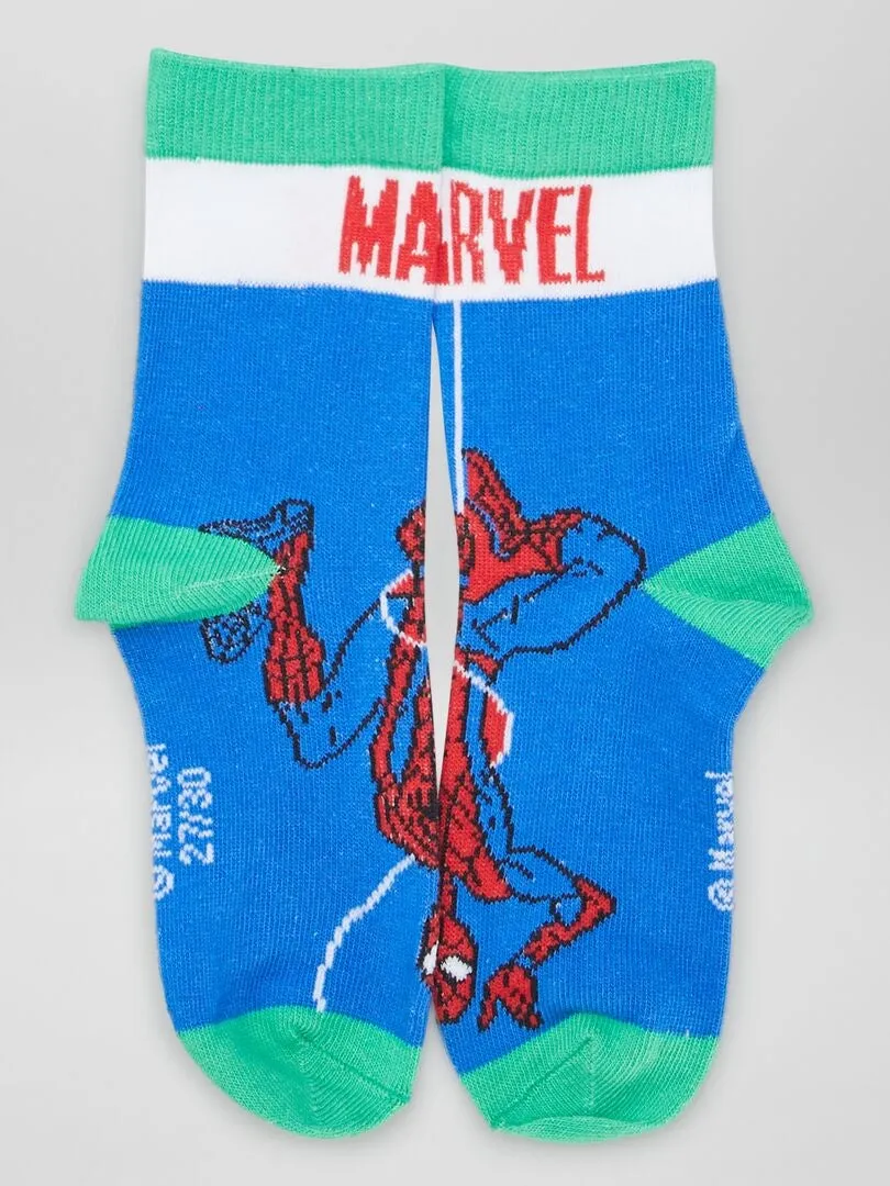 Pack de calcetines 'Spider-man' - 3 pares - AZUL